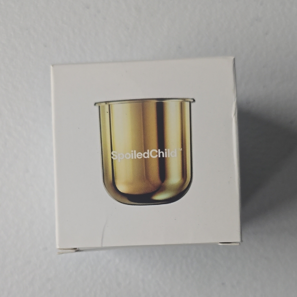 Spoiled Metallic Gold Candle Holder